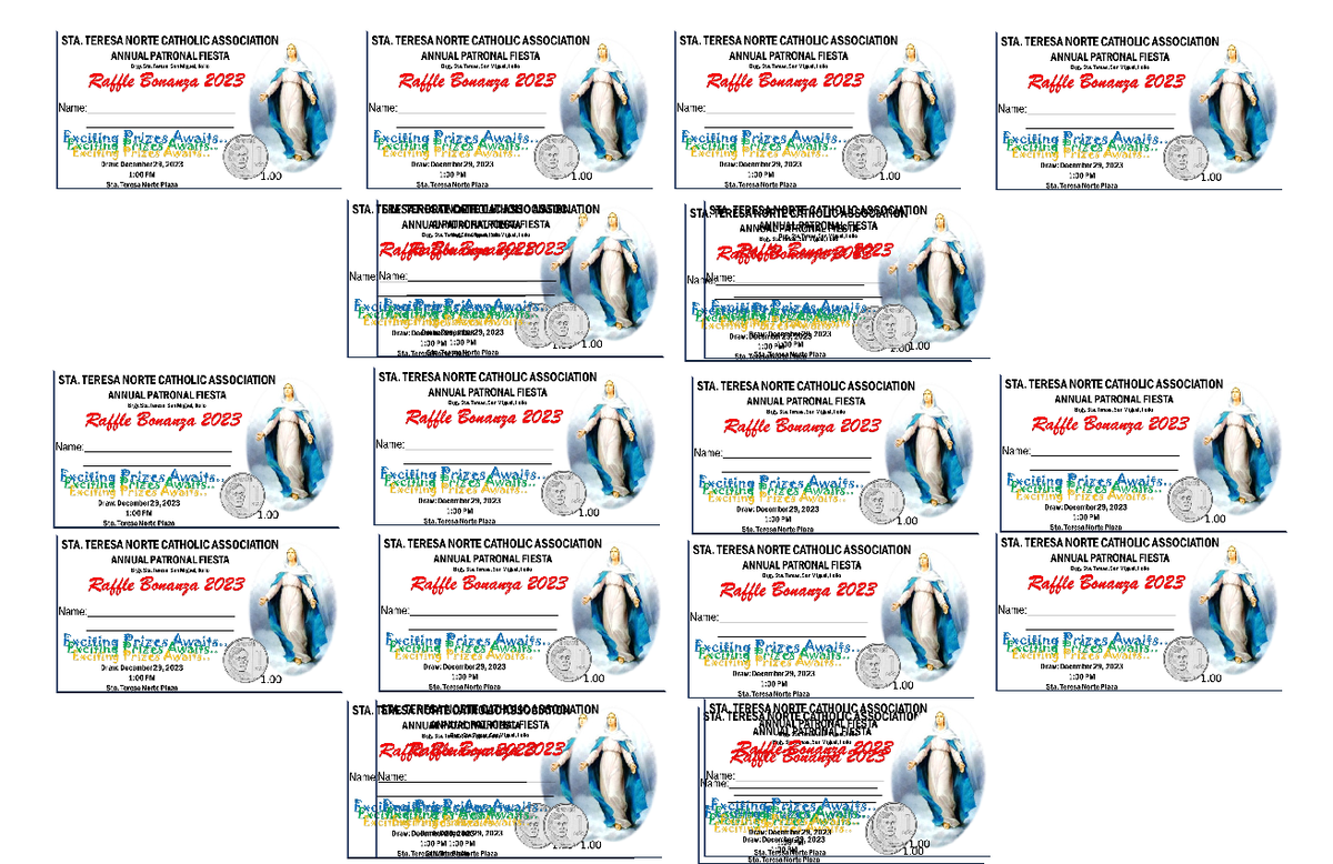 Raffle-ticket - notes - BSED - Studocu