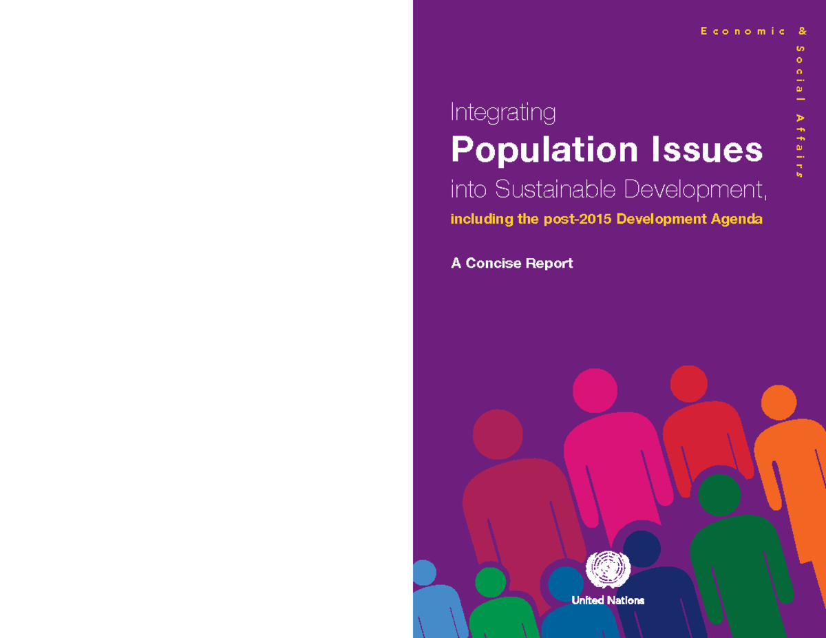 Un Report On Pop Problem Integrating Population Issues Into