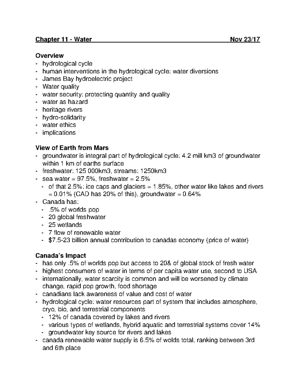 chapter-11-chapter-11-water-nov-23-17-overview-hydrological-cycle