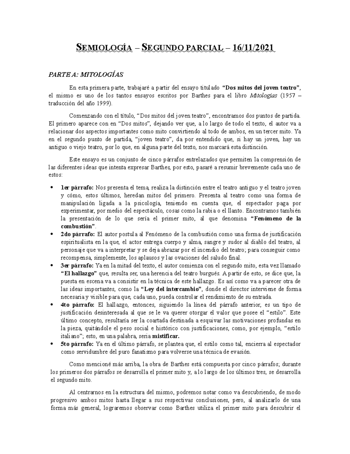 Segundo Parcial De Semiología - SEMIOLOGÍA – SEGUNDO PARCIAL – 16/11 ...