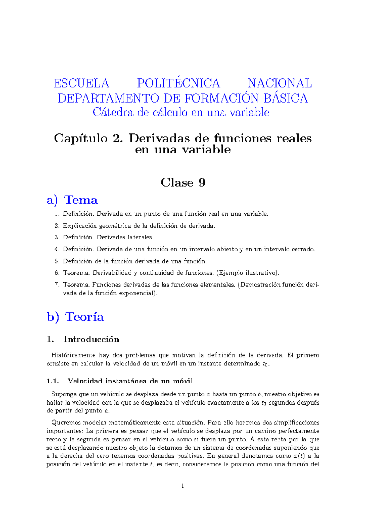 Clase 09 CD - ESCUELA POLIT ́ECNICA NACIONAL DEPARTAMENTO DE FORMACI ...