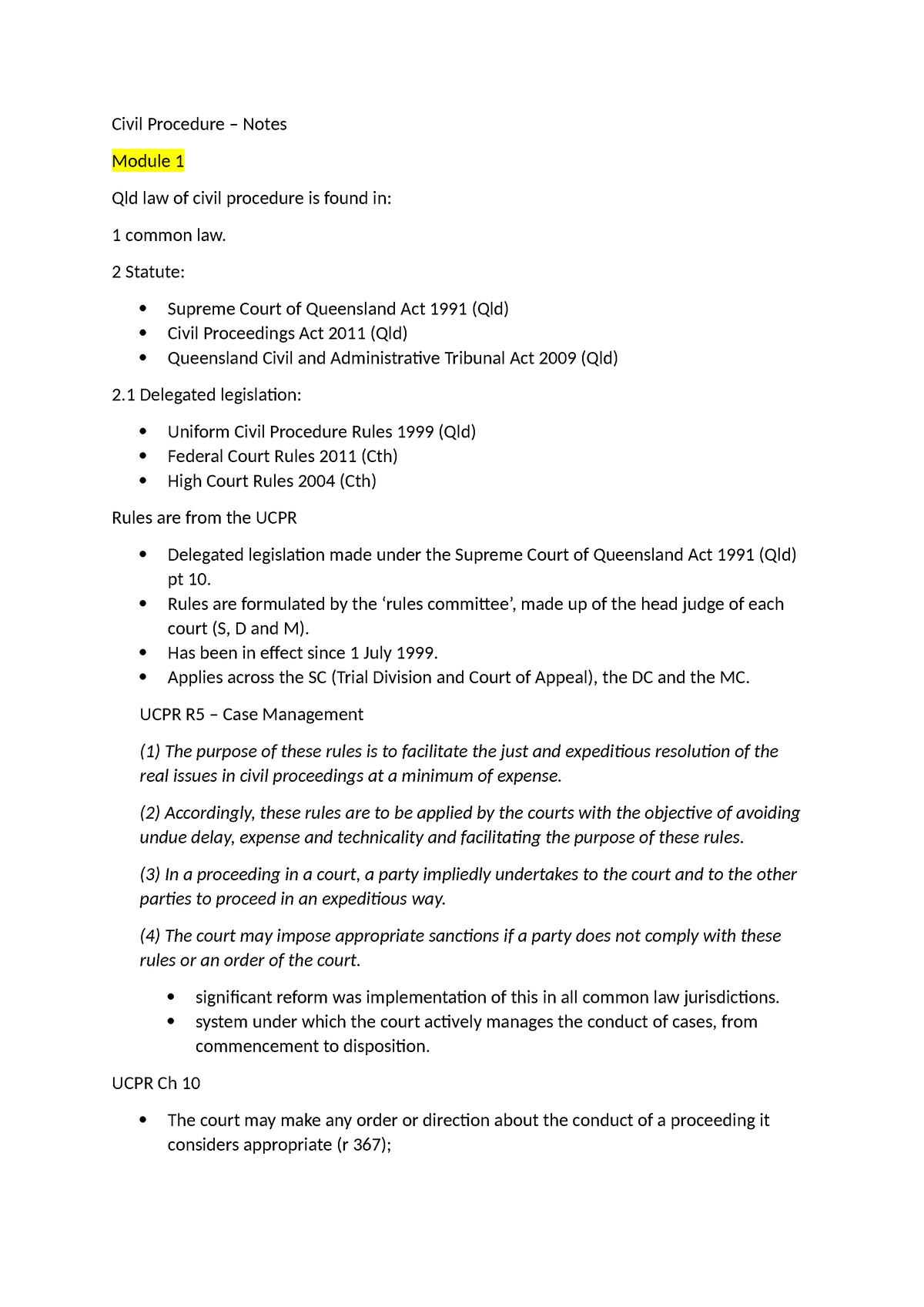 civil-procedure-notes-civil-procedure-notes-module-1-qld-law-of