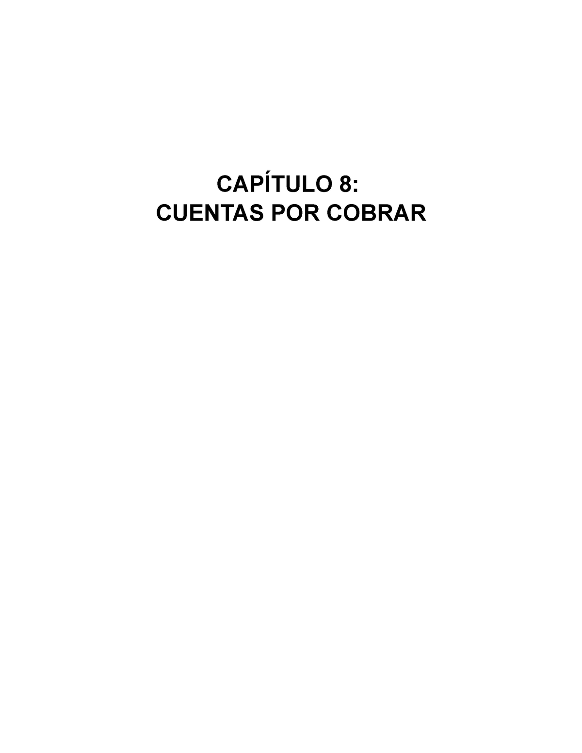 Libro 8 Contabilidadb Financiera (Cuentas Por Cobrar) - CAPÍTULO 8 ...