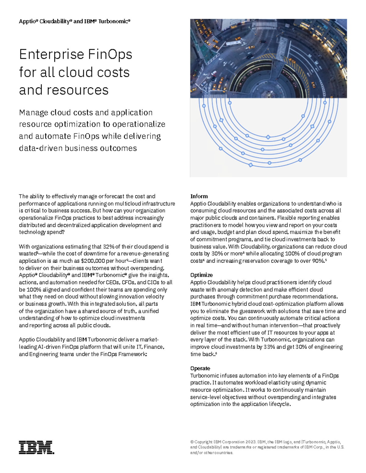 Apptio Cloudability + IBM Turbonomic - Enterprise Fin Ops for all cloud ...