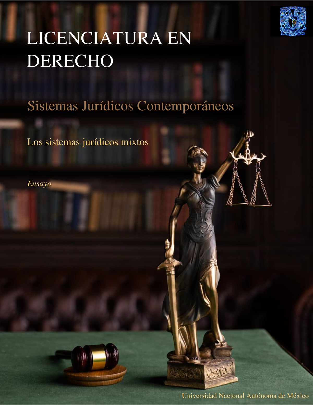 Torresma A2u8 Sjc - Sistemas Jurídicos Mixtos - LICENCIATURA EN DERECHO ...