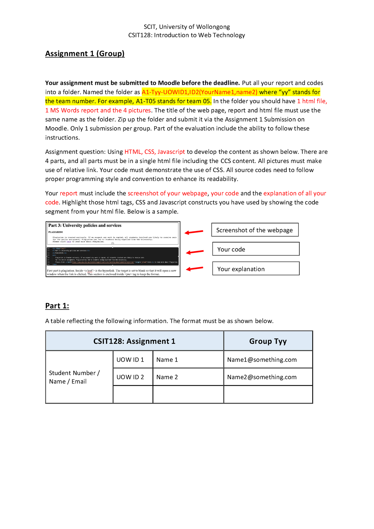 web technology assignment pdf