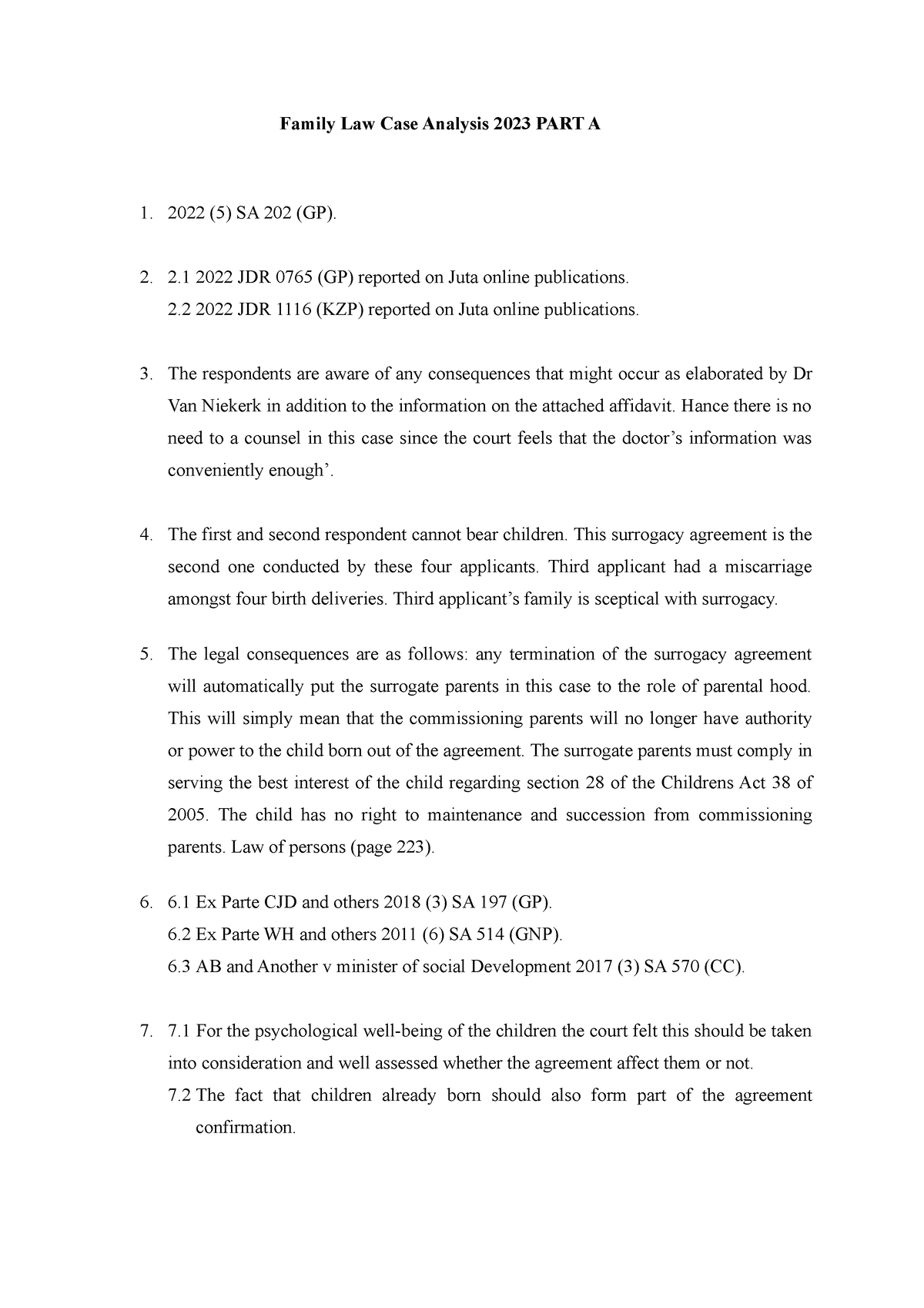 Family Law Case Analysis Family Law Case Analysis 2023 PART A 1 2022   Thumb 1200 1698 