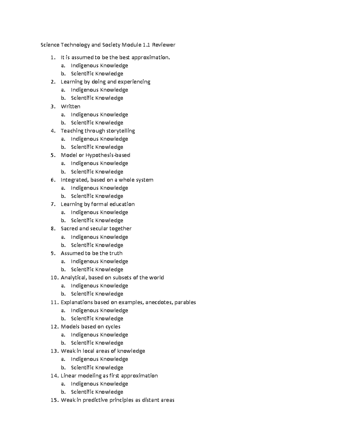 science-technology-and-society-module-1-topic-1-reviewer-science