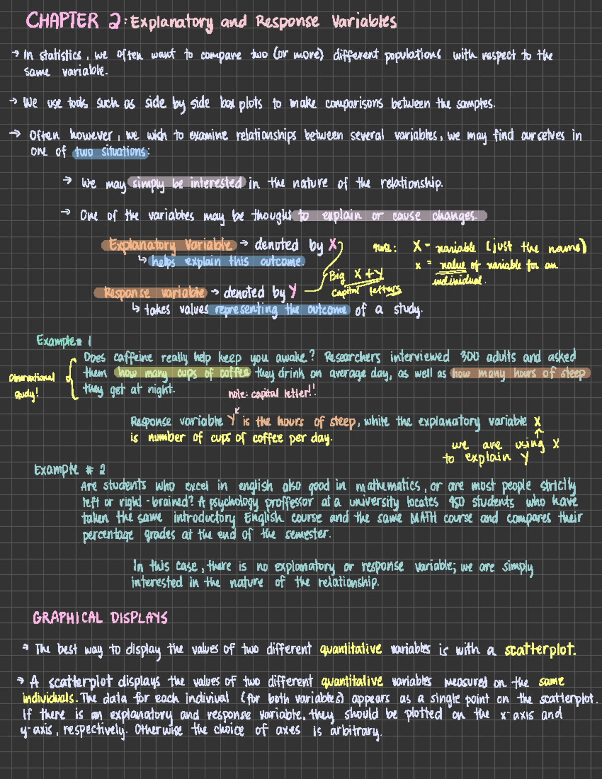 Statistics Notes Unit 2 - STAT 1000 - Studocu