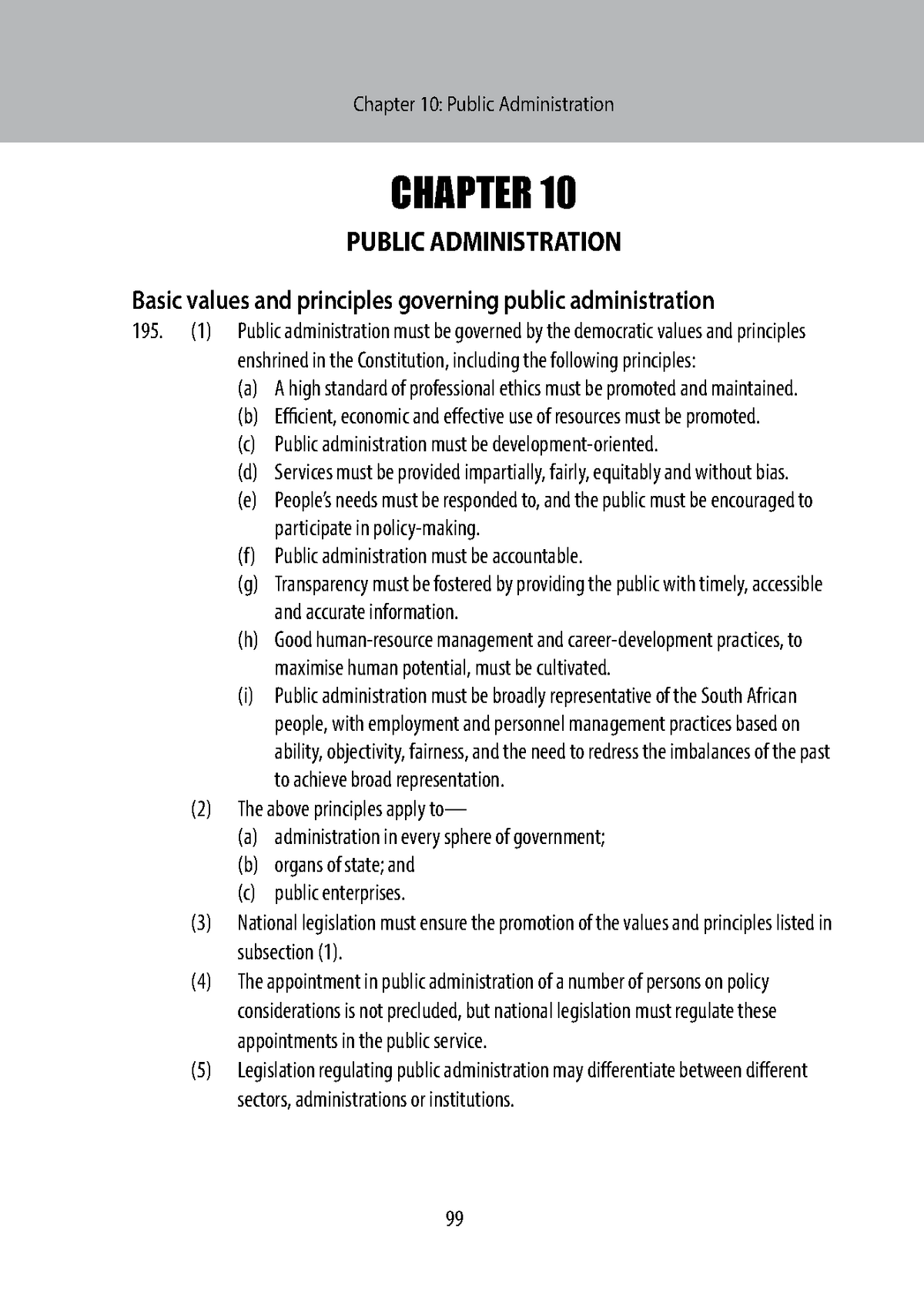 Chapter 10 -Basic Values And Principles Governing Public Administration ...