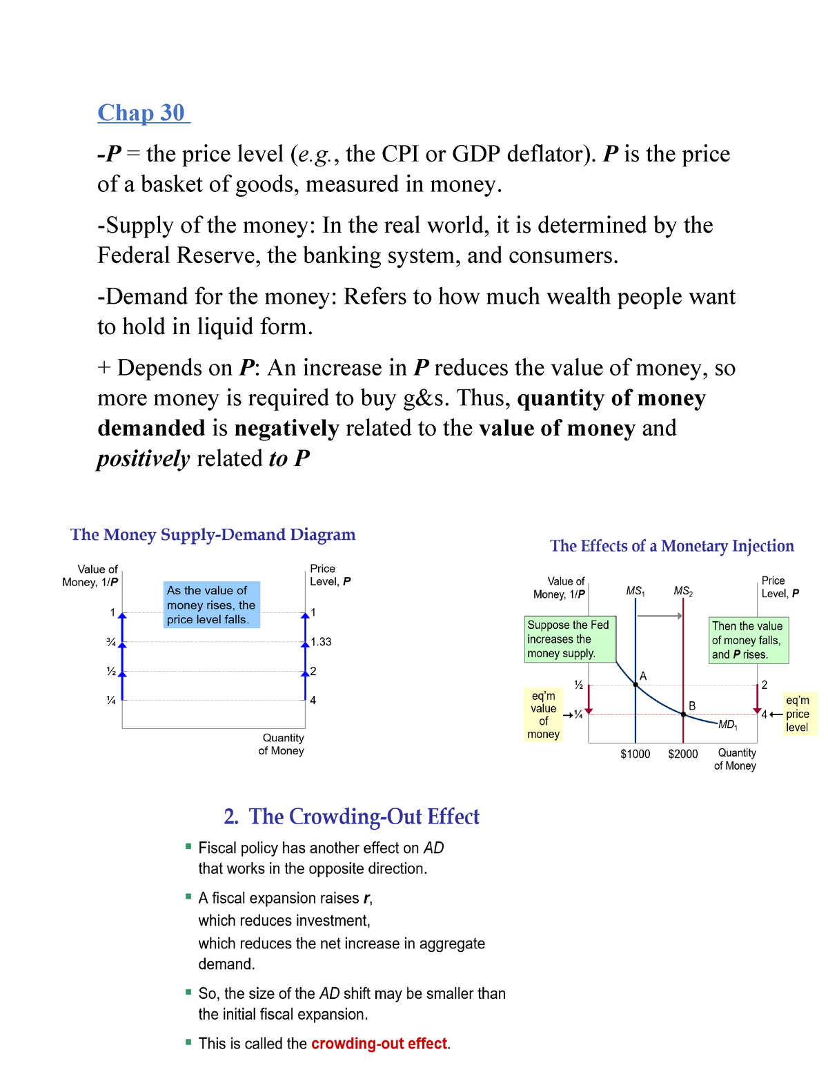 conclusion of macroeconomics assignment