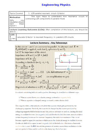 Schrodinger wave equation - ENGINEERING PHYSICS Topics Covered ...