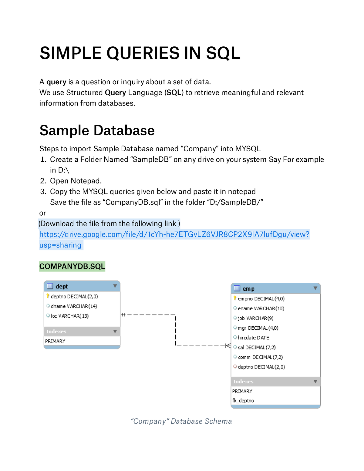 simple queries in sql assignment answers