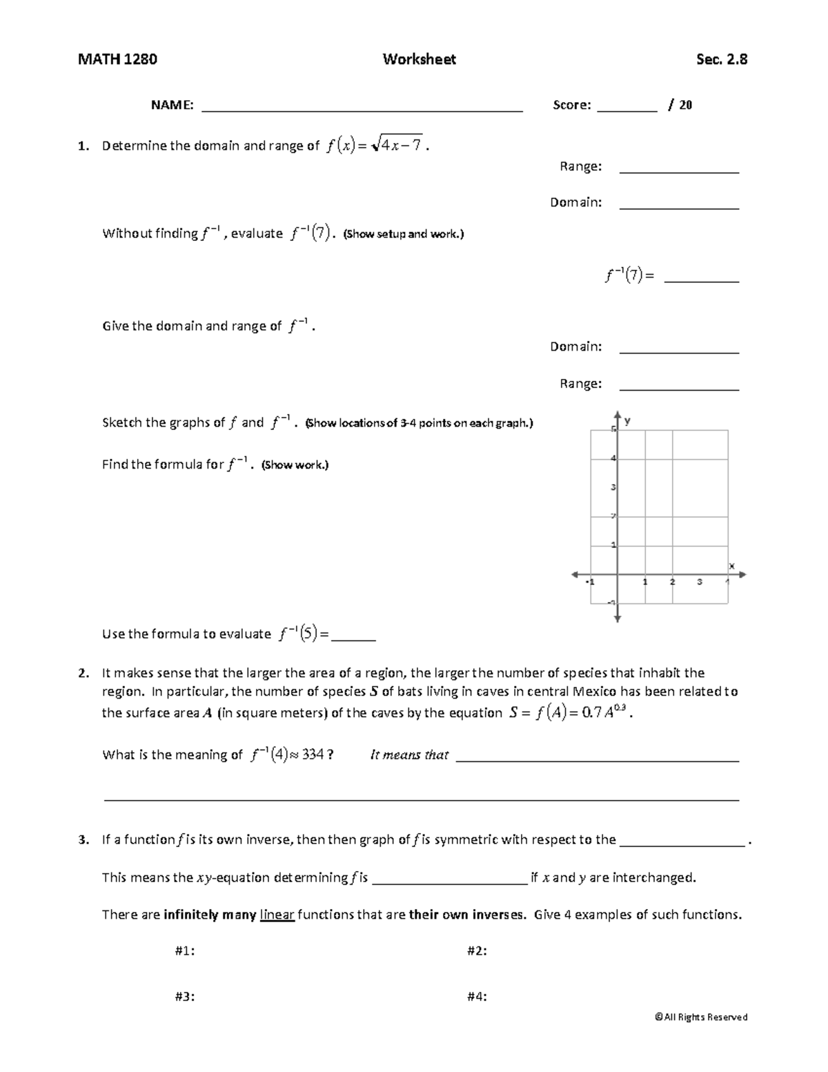 MATH 1280 - WSh 2.8 - Notes - MATH 1280 Worksheet Sec. 2. ©All Rights ...