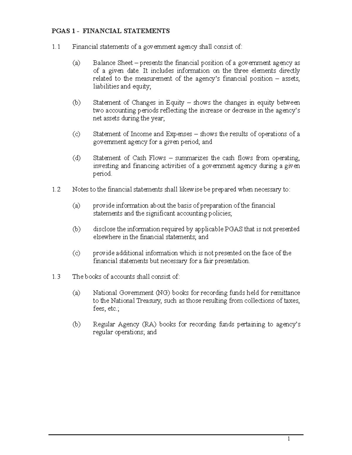 my accounting summary and notes in basic accounting - PGAS 1 ...