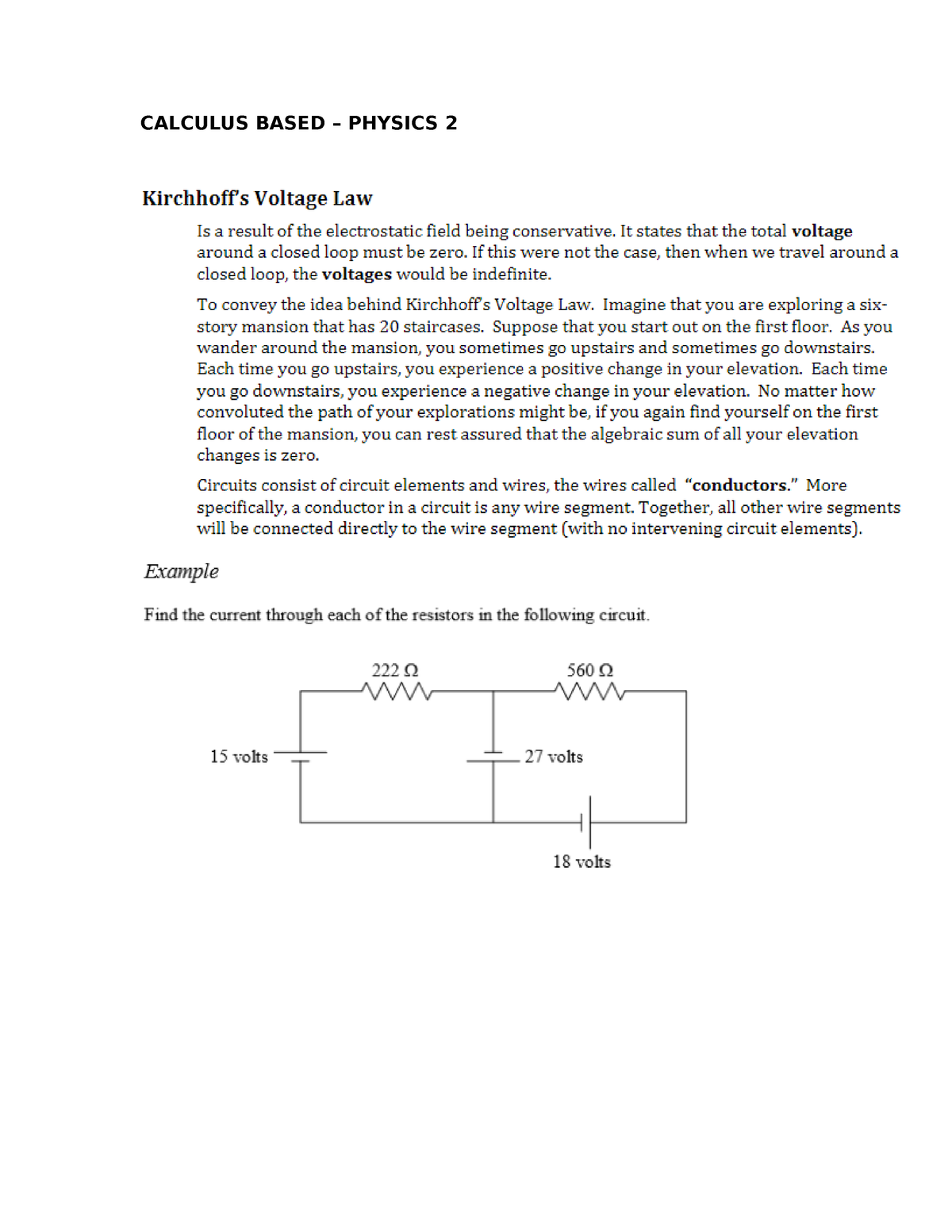 Calculus Based Physics 2 CALCULUS BASED PHYSICS Studocu