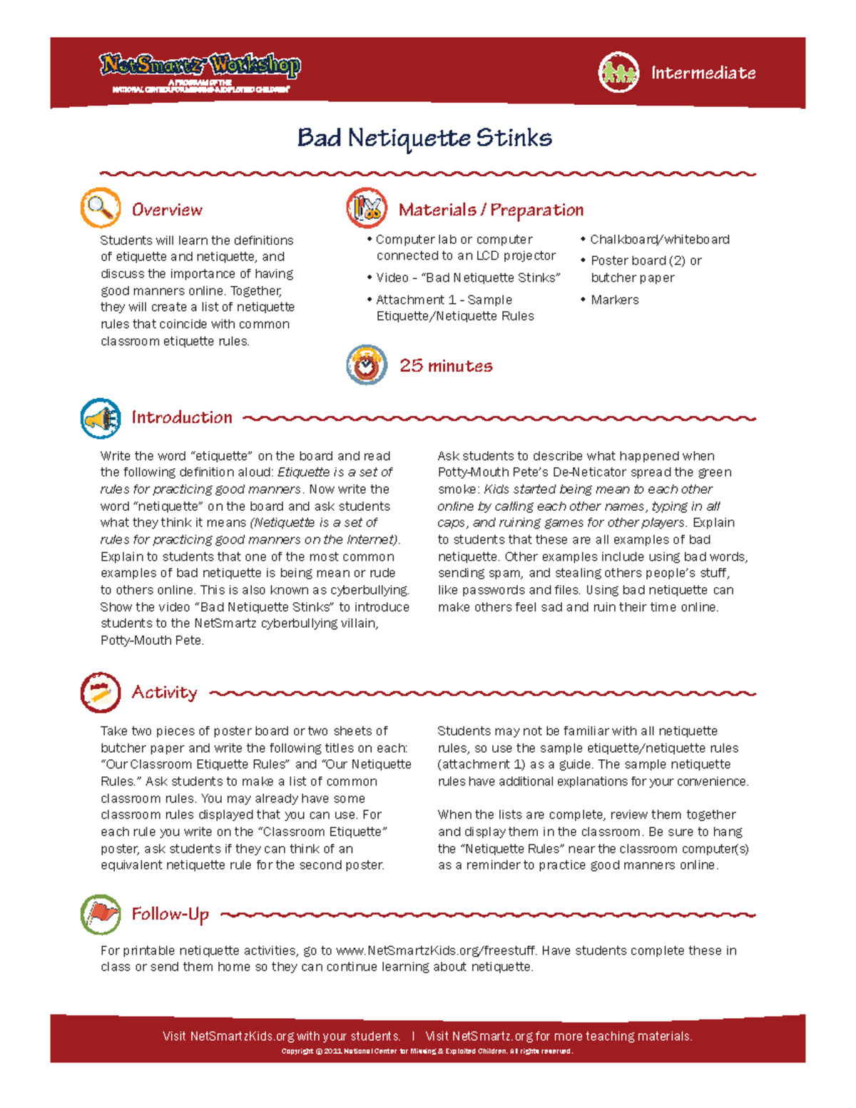 Common Classroom Etiquette and Rules for Students