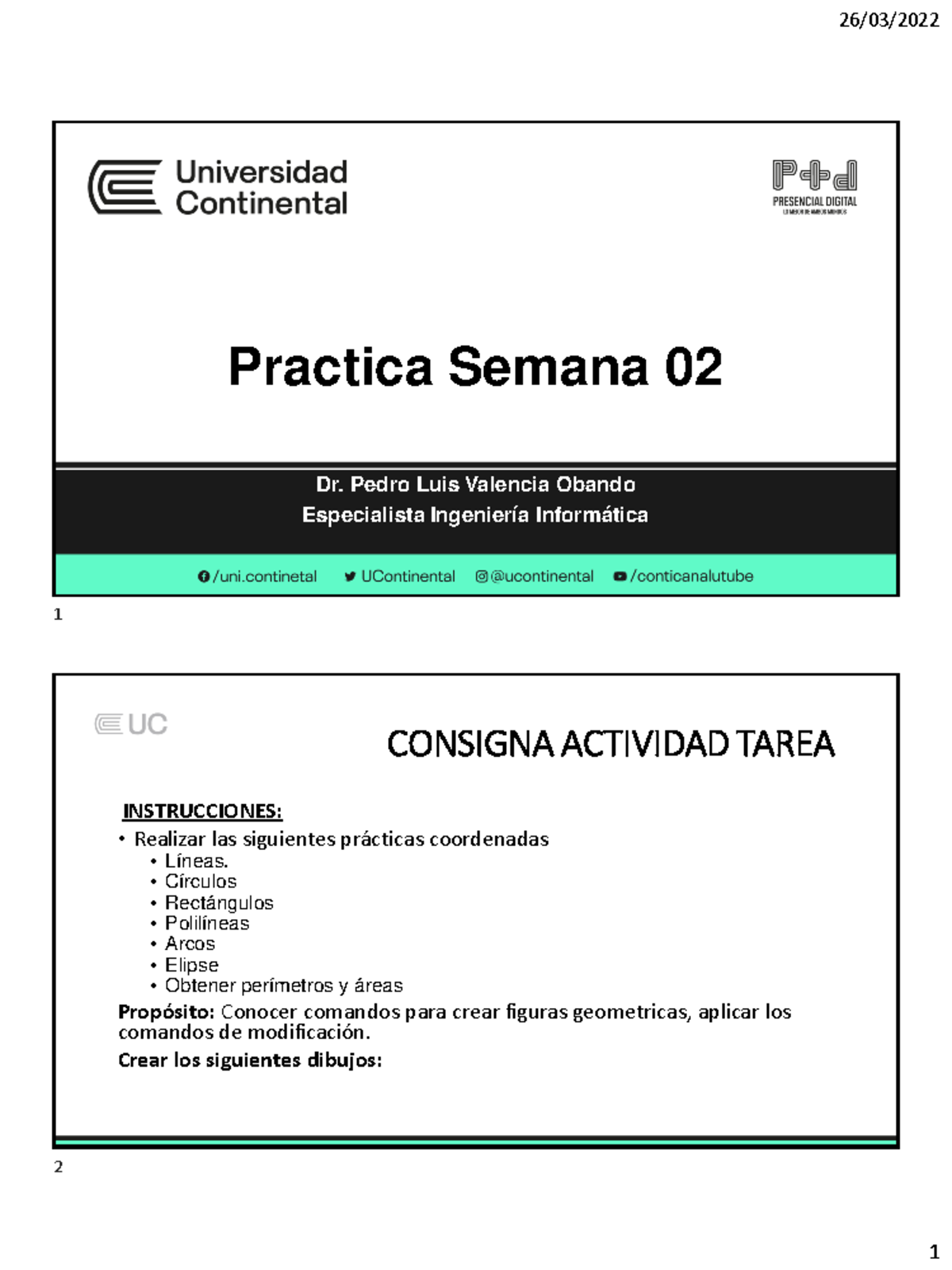 Practica 02 - 2222222222222222222222222 - • INSTRUCCIONES: Realizar Las ...