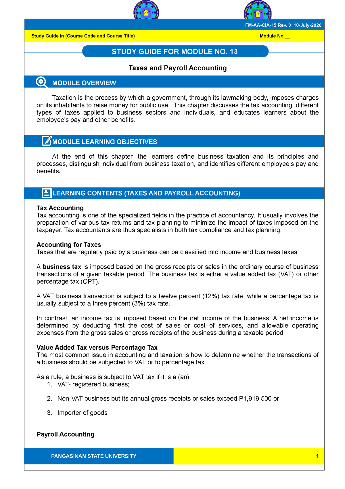 Accounting 101 Study Guide 13 for Intermediate Financial Accounting ...