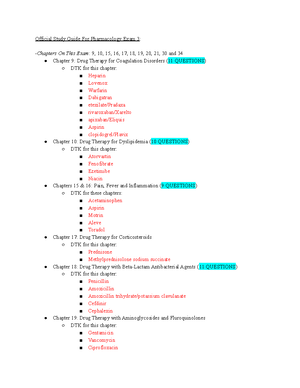 Pharm Exam 1 Study Guide Notes - Foundations of Pharmacology: Quality ...