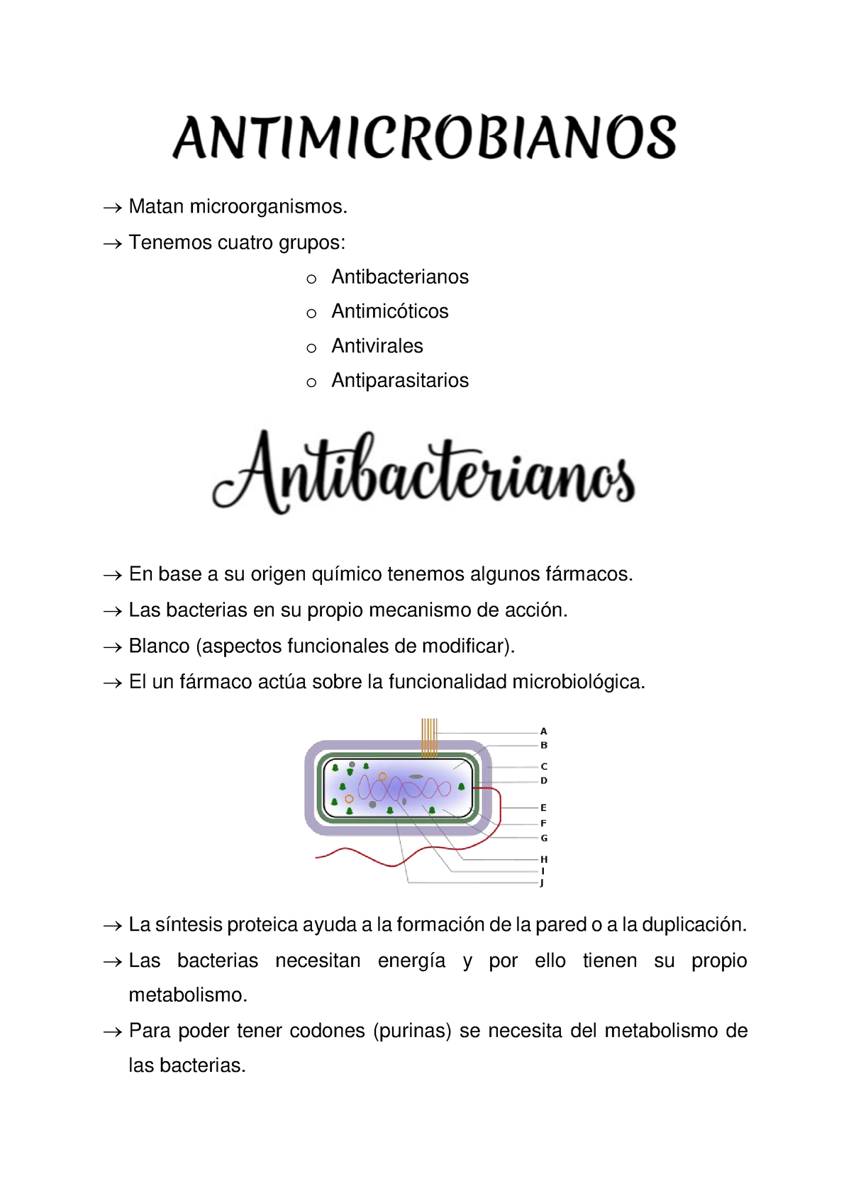 Unidad 2 Antimicrobianos - Matan Microorganismos. Tenemos Cuatro Grupos ...