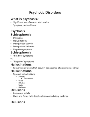 Treatments for Psychotic Disorders - Psychological Treatments Today ...