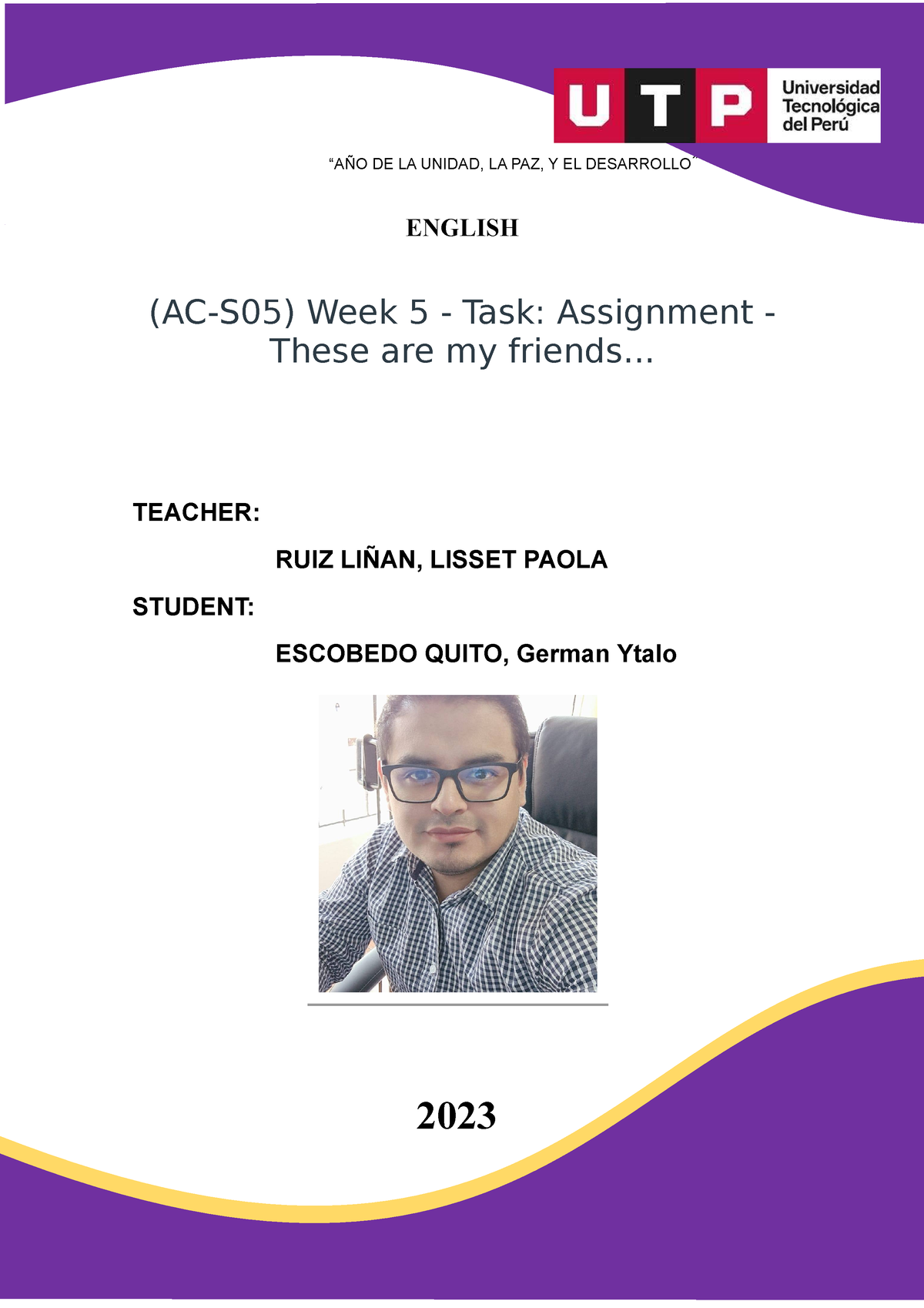 week 5 task assignment these are my friends