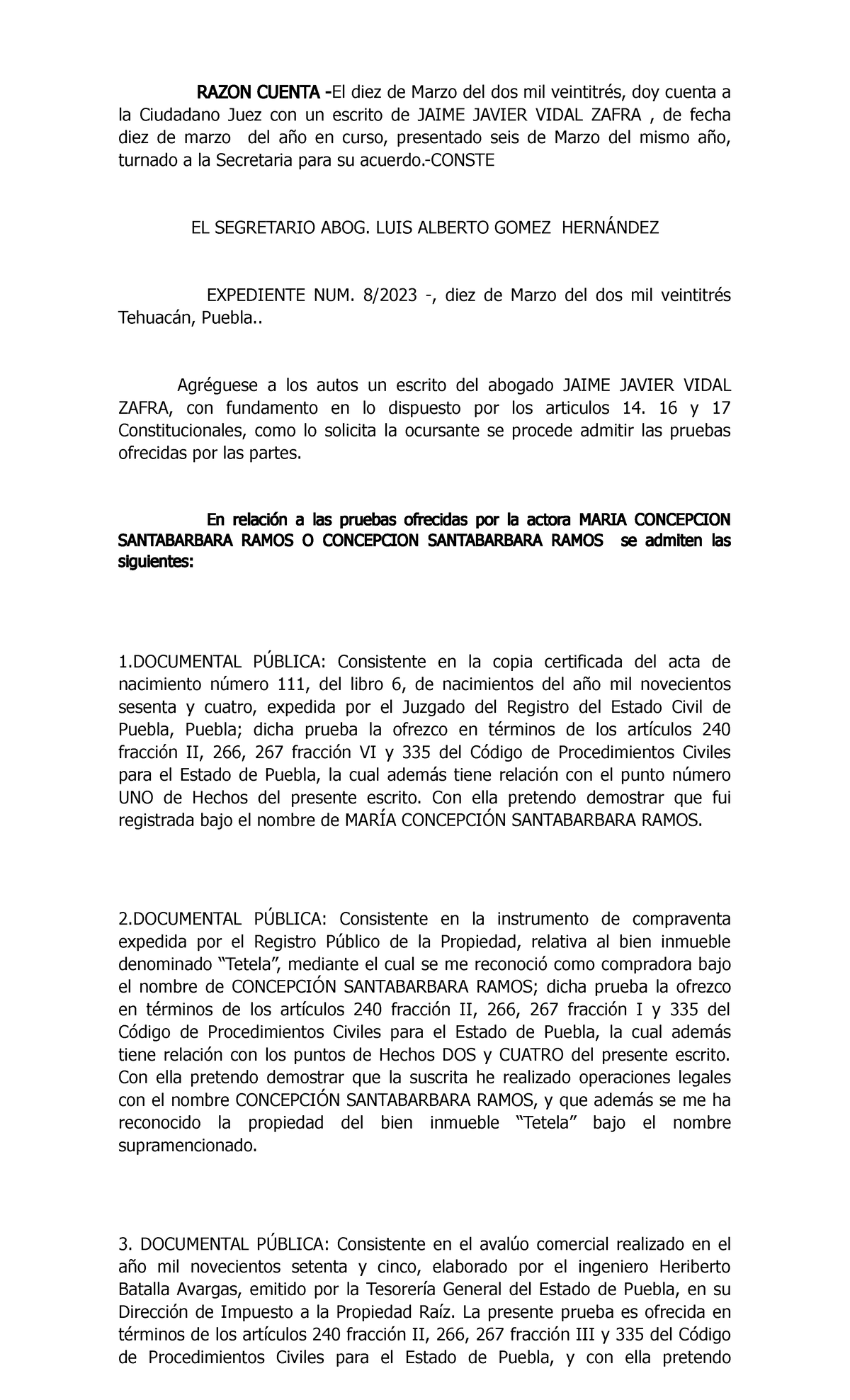AD- Testimonial - Derecho civil - UGM - Studocu