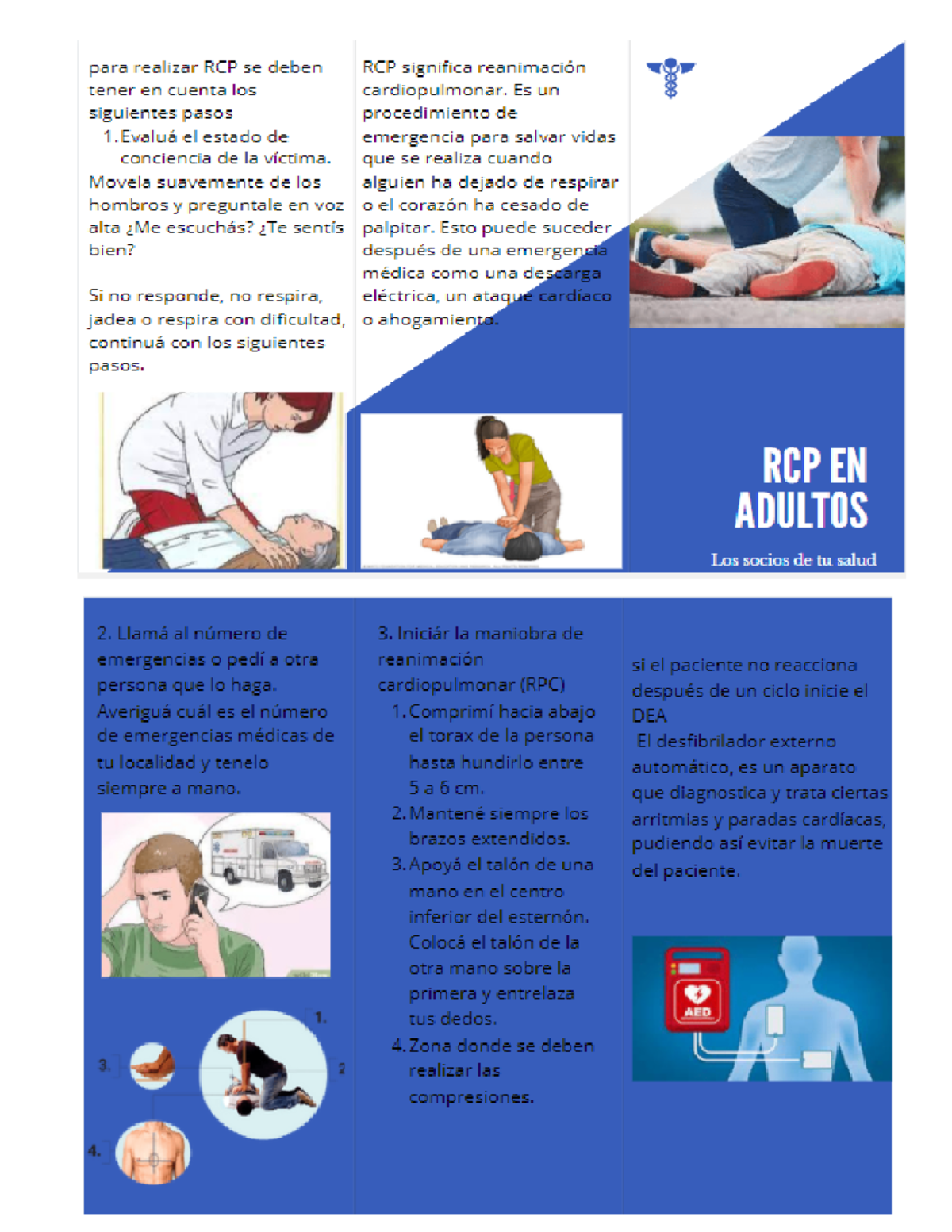 RCP reanimacion cardio pulmonar - Reglas Aeronauticas - Studocu
