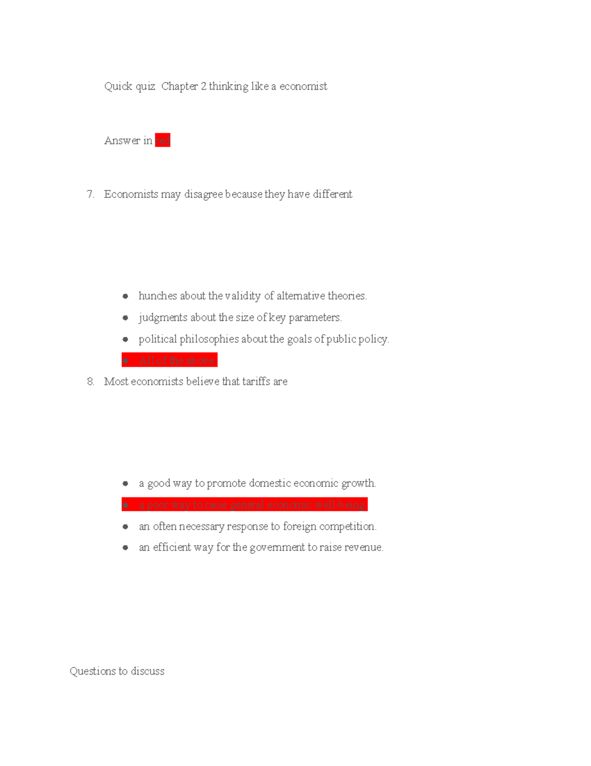 quick-quiz-and-questions-to-discuss-chapter-2-thinking-like-a-economist