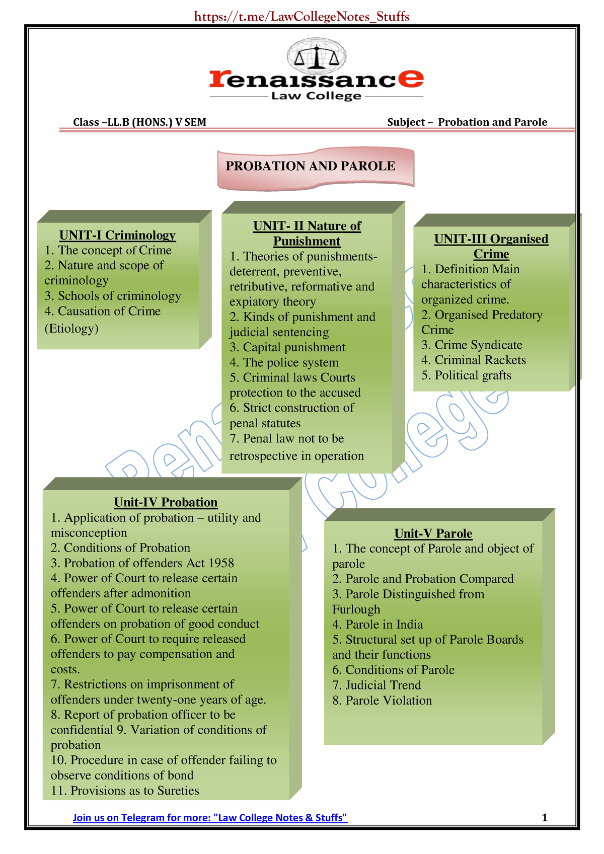 probation-and-parole-renaissance-law-college-notes-class-ll-hons