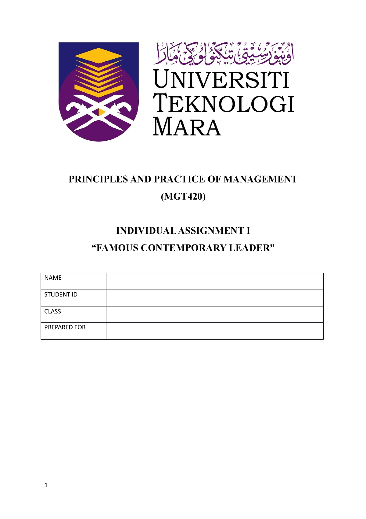 individual assignment mgt420