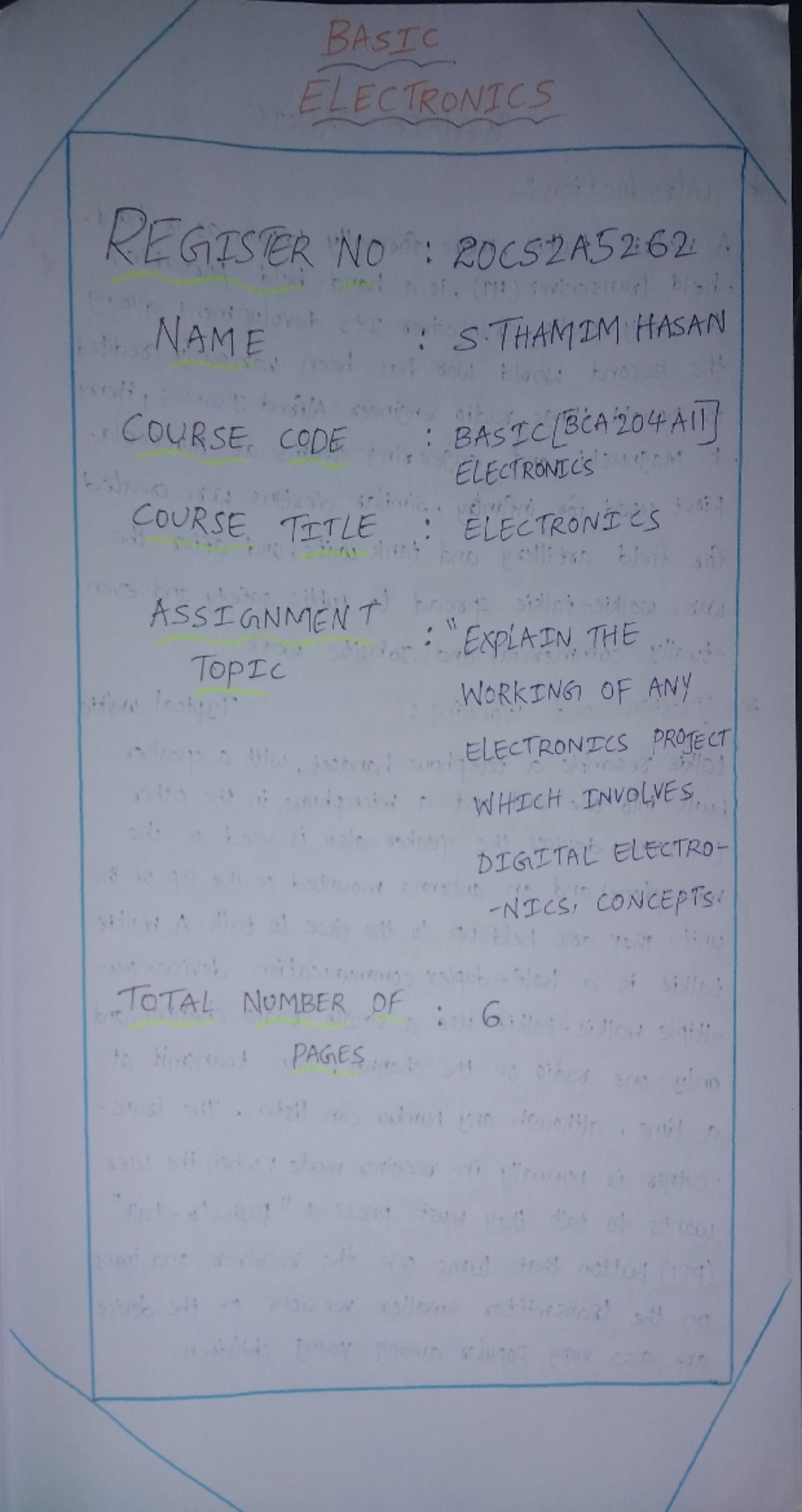 assignment computer science