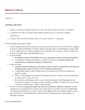 Module 5 - school notes - Module 5 Chapter 8: Communication and ...