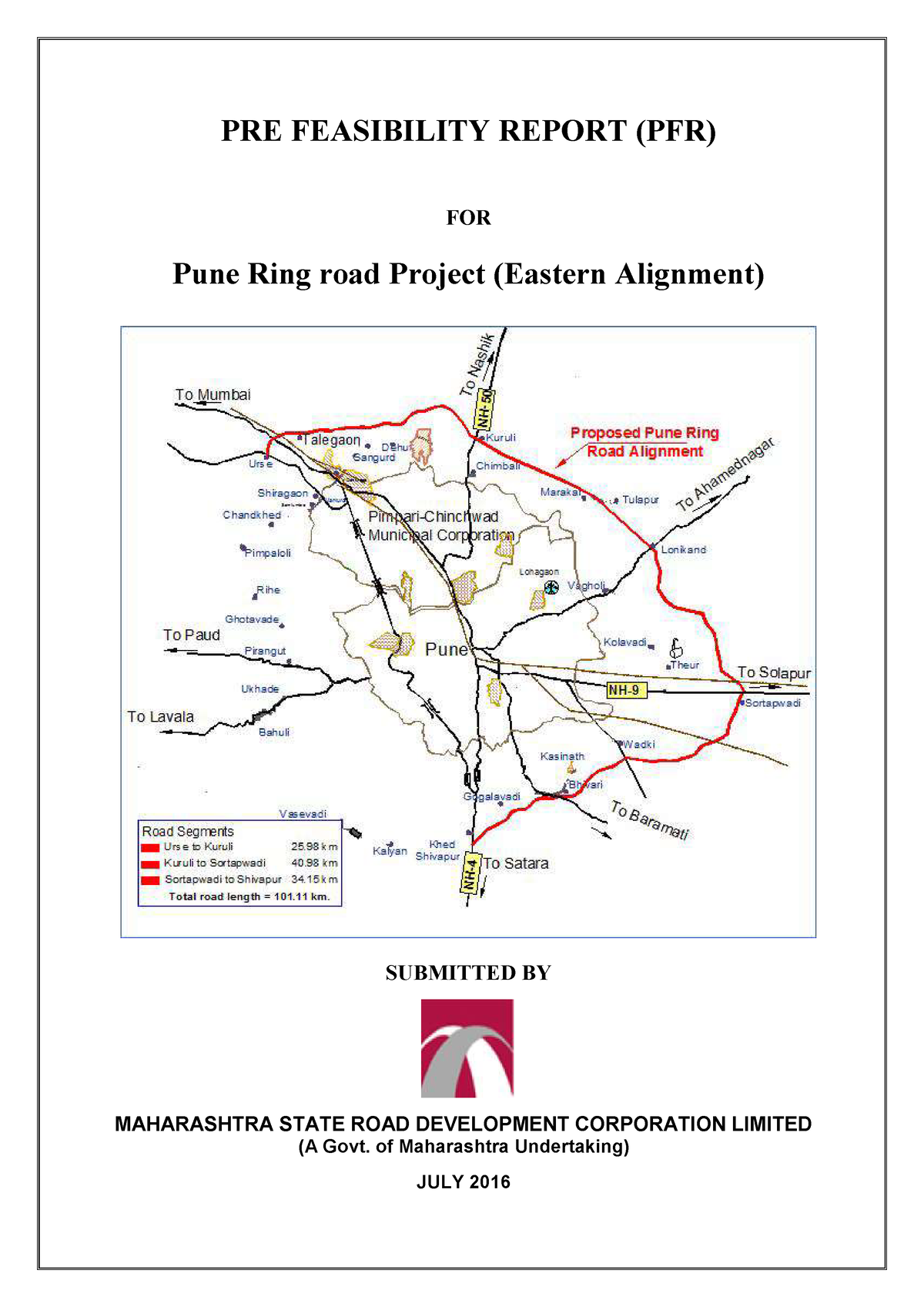 High Capacity Mass Transit Route (HCMTR) Project, Pune | Pune Municipal  Corporation