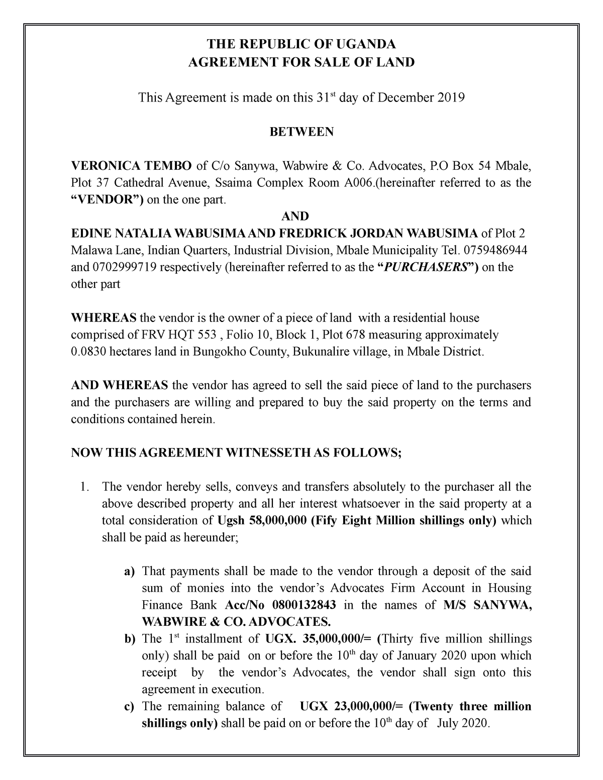 land-sale-agreement-sample-the-republic-of-uganda-agreement-for-sale