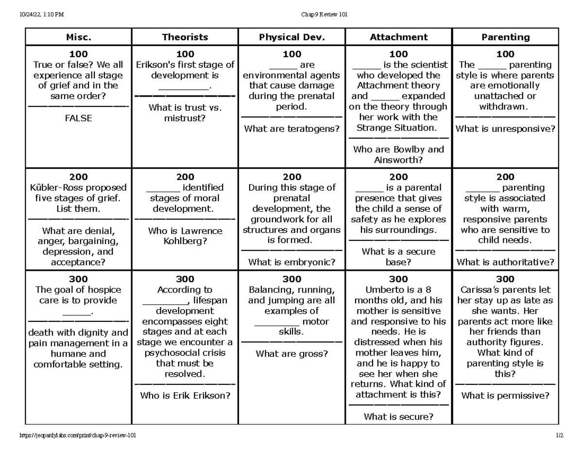 Chap 9 Review 101 Q A - 10/24/22, 1:10 PM Chap 9 Review 101 ...