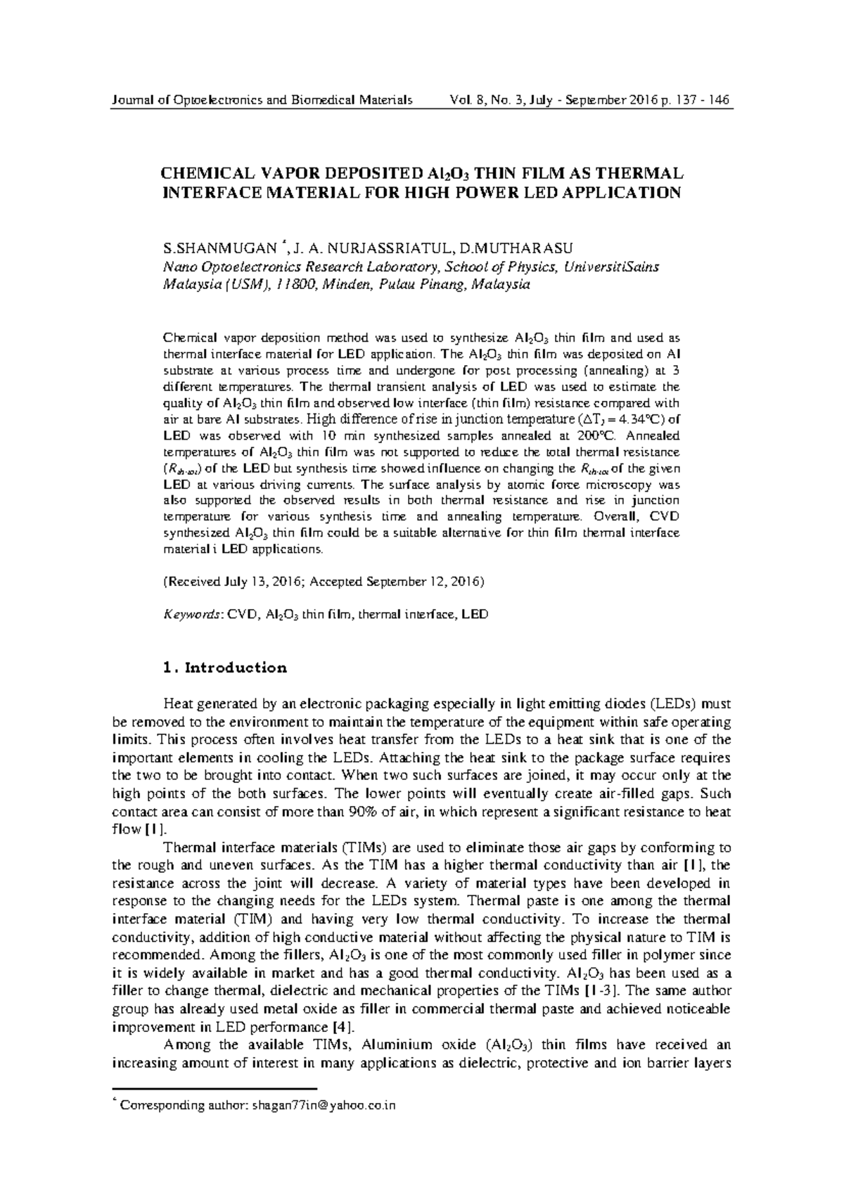 137 Subramani S gyug Journal of Optoelectronics and Biomedical