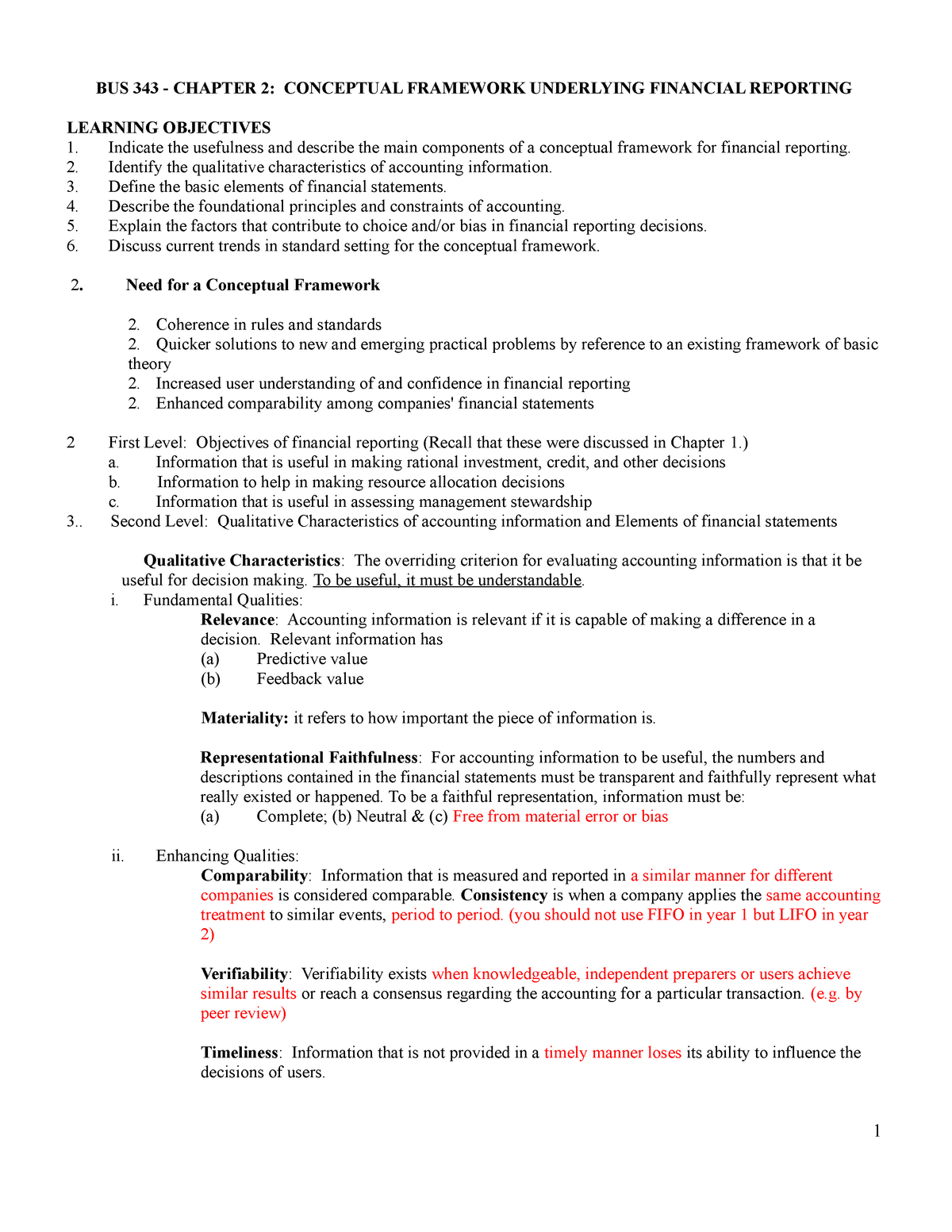 BUS343 Ch2 Lecture Note Class Sdnsbd - BUS 343 - CHAPTER 2: CONCEPTUAL ...