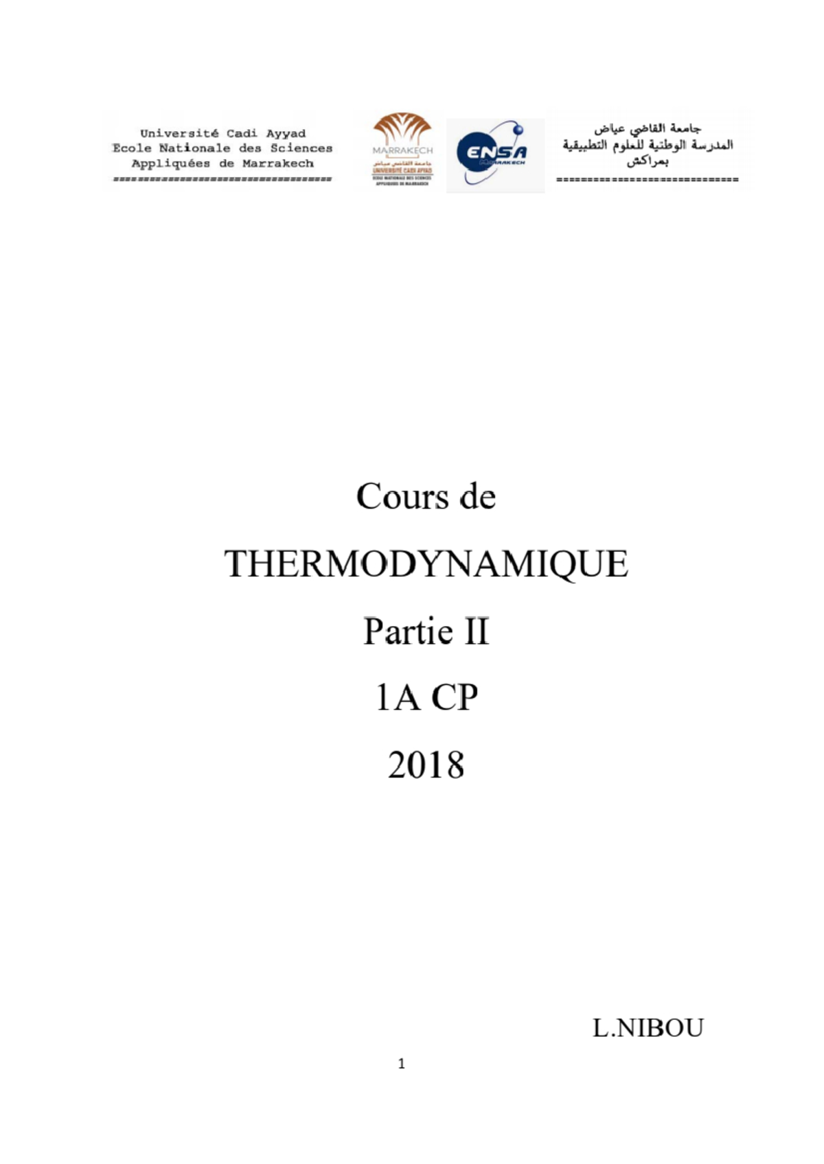 Exported File - Thermodynamique - Studocu