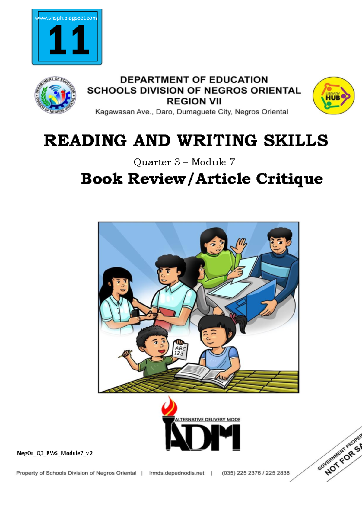 G11-SLM7-RWS-Q1 shsph - READING AND WRITING SKILLS Quarter 3 – Module 7 ...