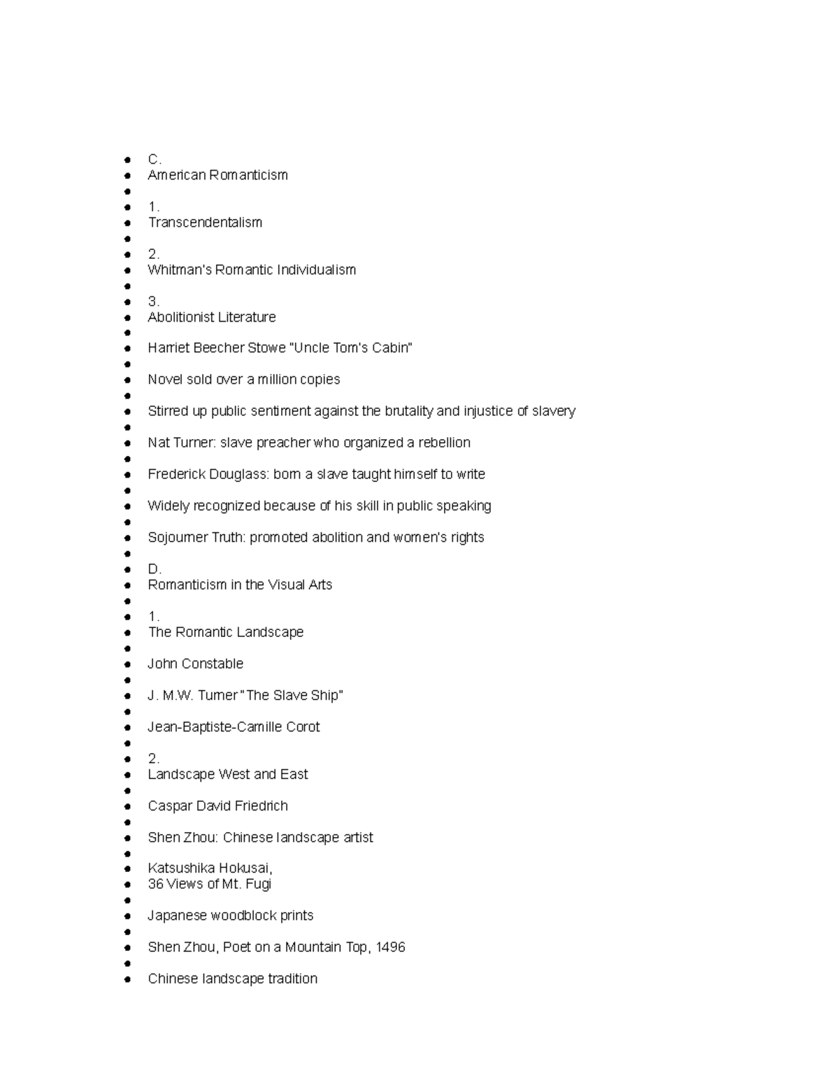 Copy of Chapter 12 Part 2 - C. American Romanticism 1 ...