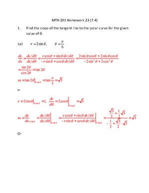 10.1 Parametric Equations Notes - MTH 201 Chapter 10 Parametric/Polar ...