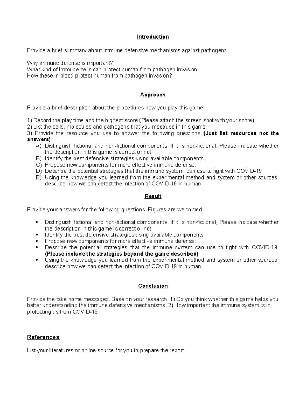 Project Report Template - Introduction Provide a brief summary about ...