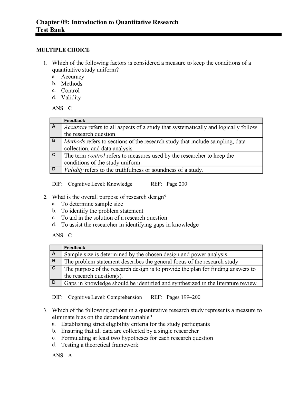 research examination questions and answers pdf