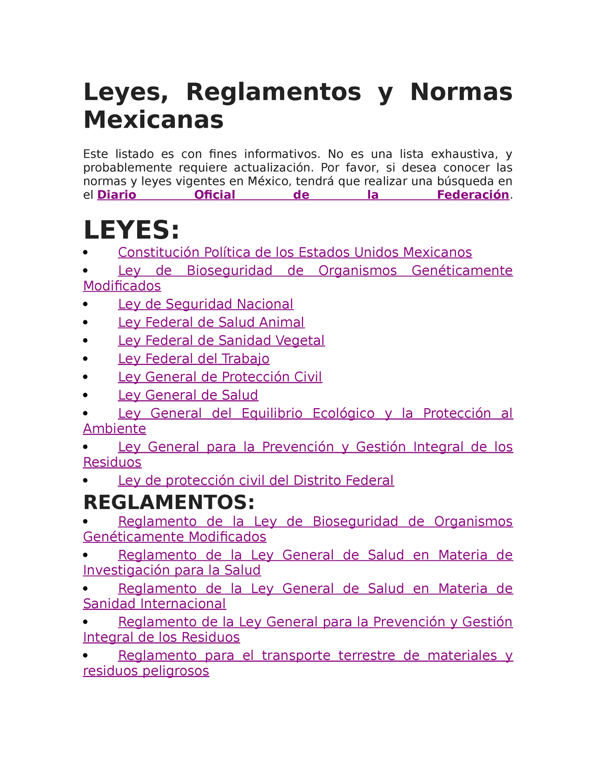 Unidad Ii Leyes Reglamentos Normas Oficiales Mexicana 6292