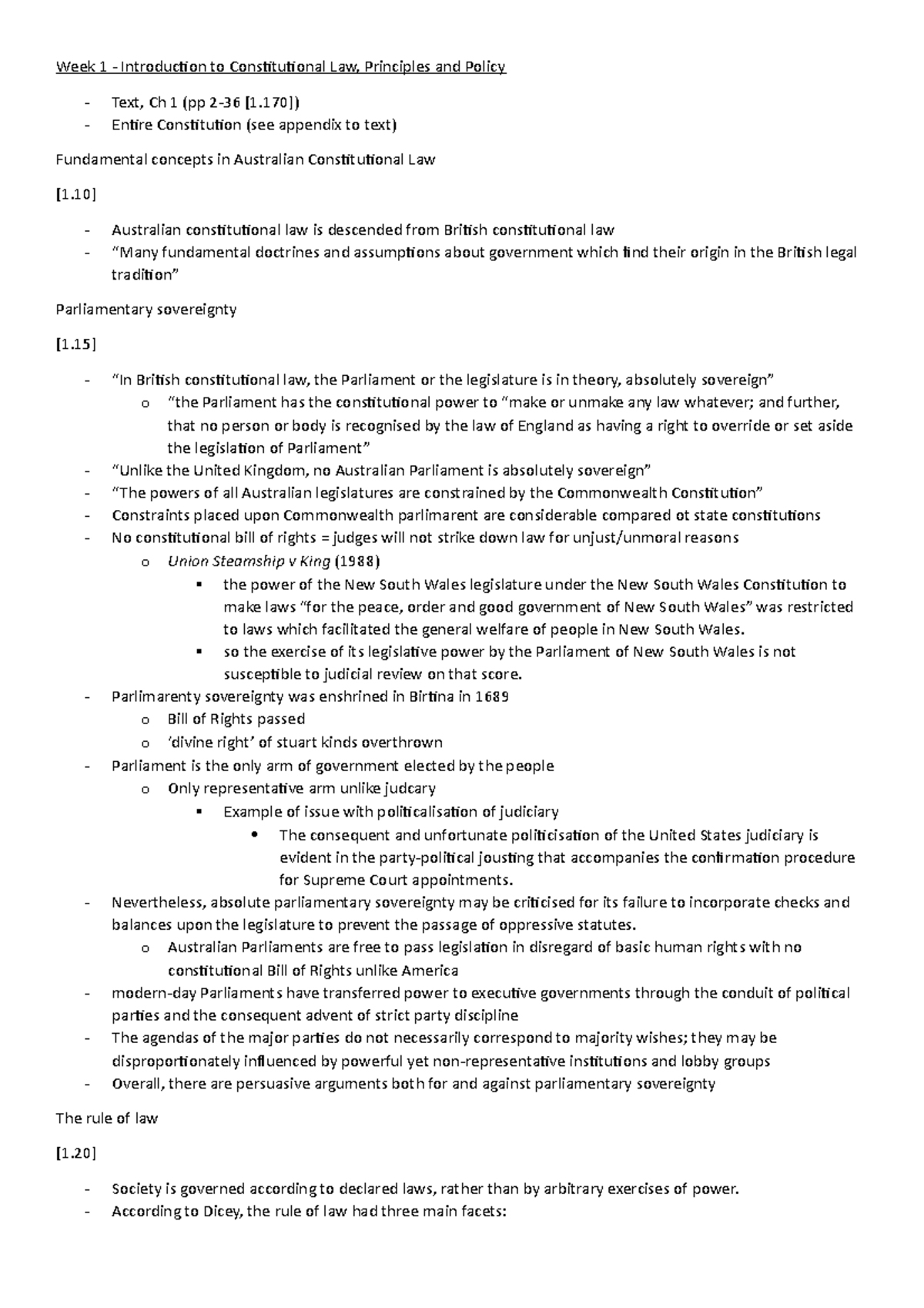 Consitutional Week 1-3 Reading Notes - Week 1 - Introduction to ...