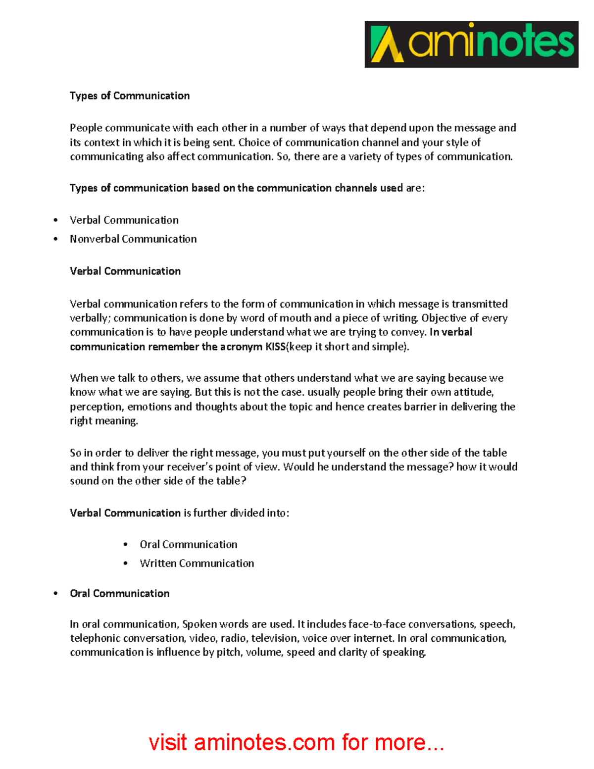 4 Types of Comm - Types of Communication People communicate with each ...
