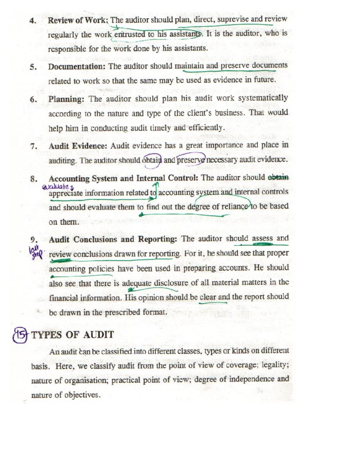 Auditing Note2 - AUDITING - Co-operation - Studocu