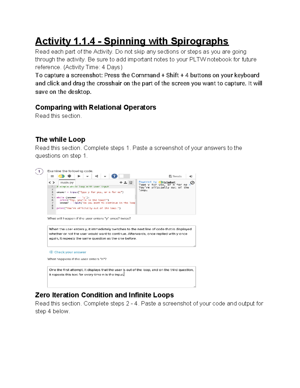 1.1.4 Spinning with Spirographs - Activity 1.1 - Spinning with ...